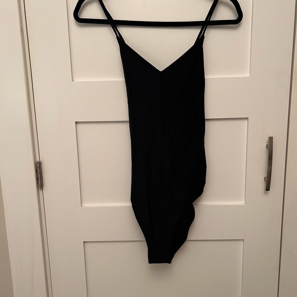 Aerie Black swimsuit with Spaghetti Straps